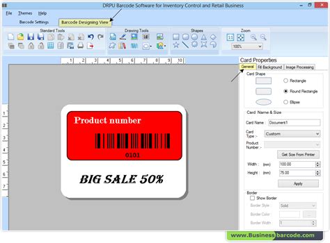 retail barcode maker software